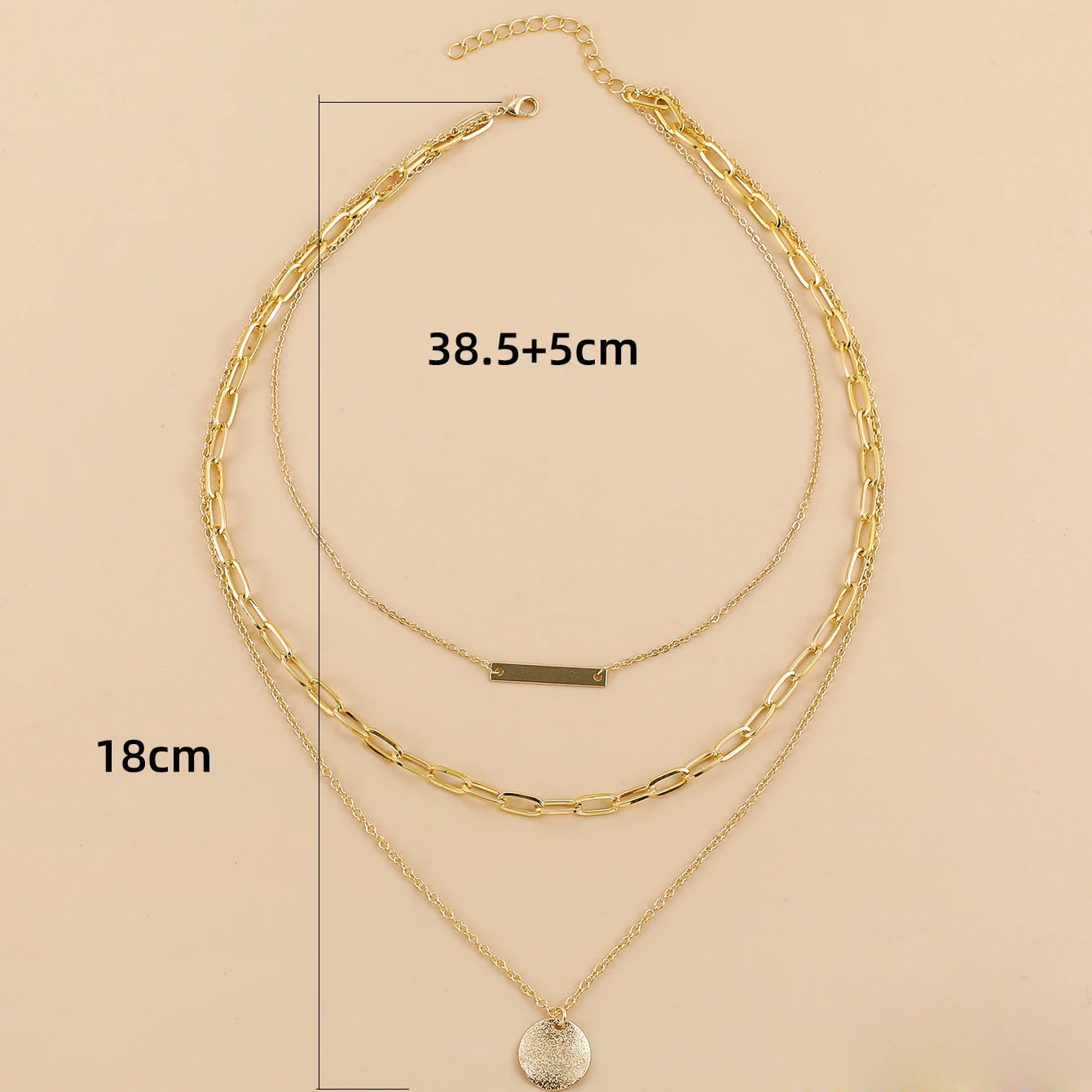 Vintage Multi-Layer Chain Choker Necklaces