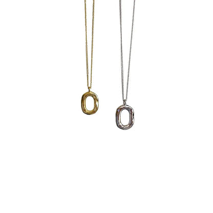 New 925 Sterling Silver Geometry Necklaces