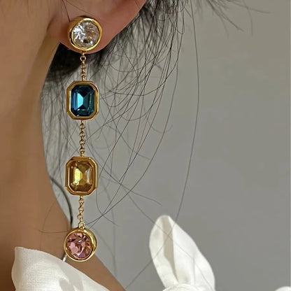 Square Tassel Earrings