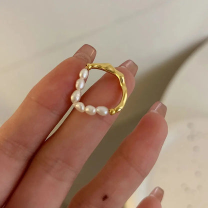 Korean Style Gentle Pearl Ring