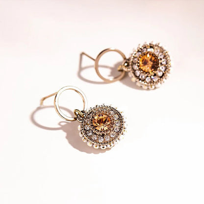 Shiny Round Drop Dangle Earring