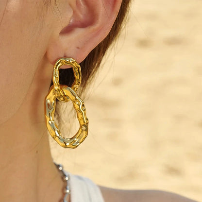 Geometric Hoop Earrings