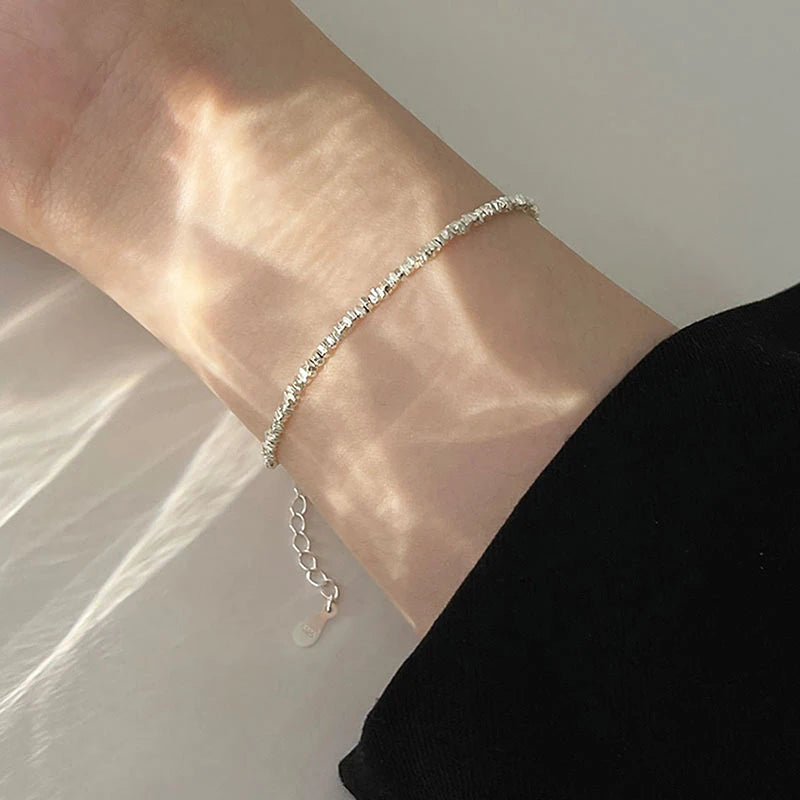 Imitation Pearl Inlaid Diamond Bracelet