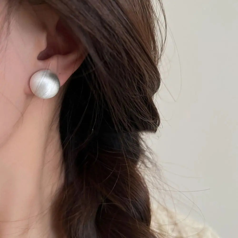 Retro Simple Pearl Earrings