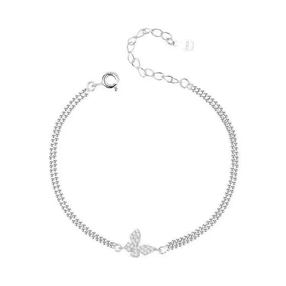 Zircon Butterfly Bracelet